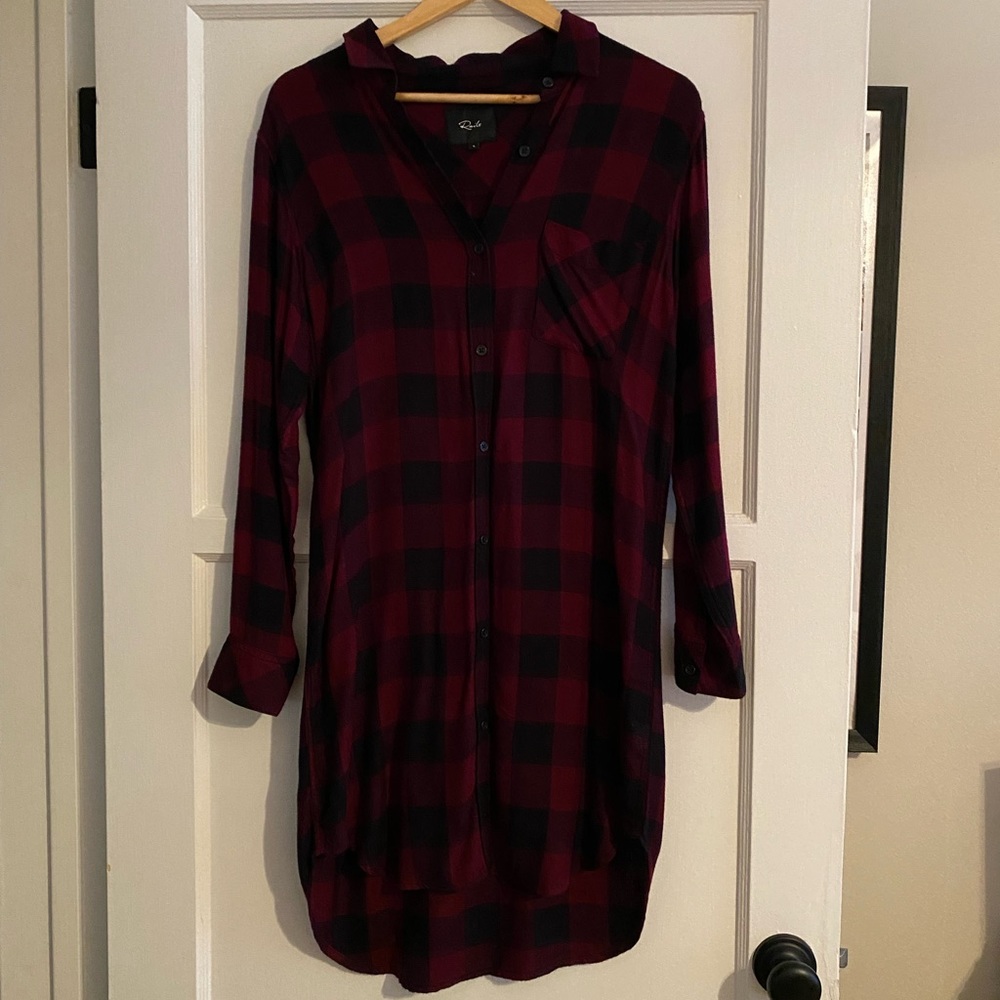 Rails Plaid Shirt Dress
